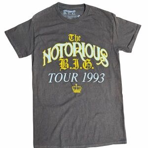 Notorious B.I.G. Tour 1993 T-Shirt Size Small Unisex Biggie Smalls Hip Hop Tee